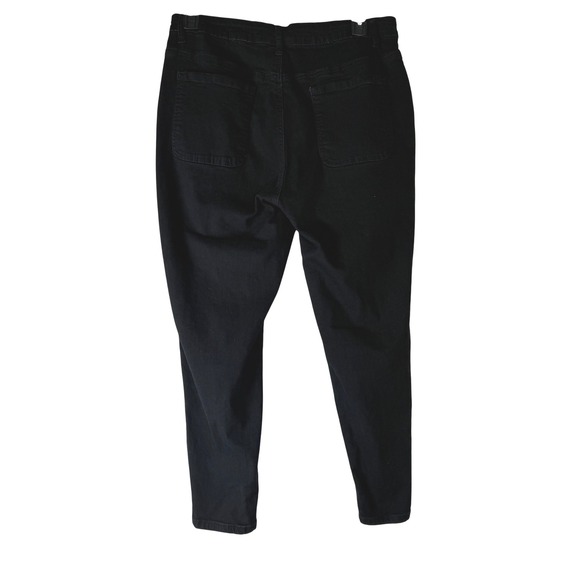 SHEIN Curve Black High Waisted Stretch Denim Jeans Women's Plus Size 2XL - Picture 2 of 8